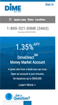 Mobile Screenshot of dime.com