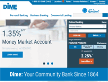 Tablet Screenshot of dime.com